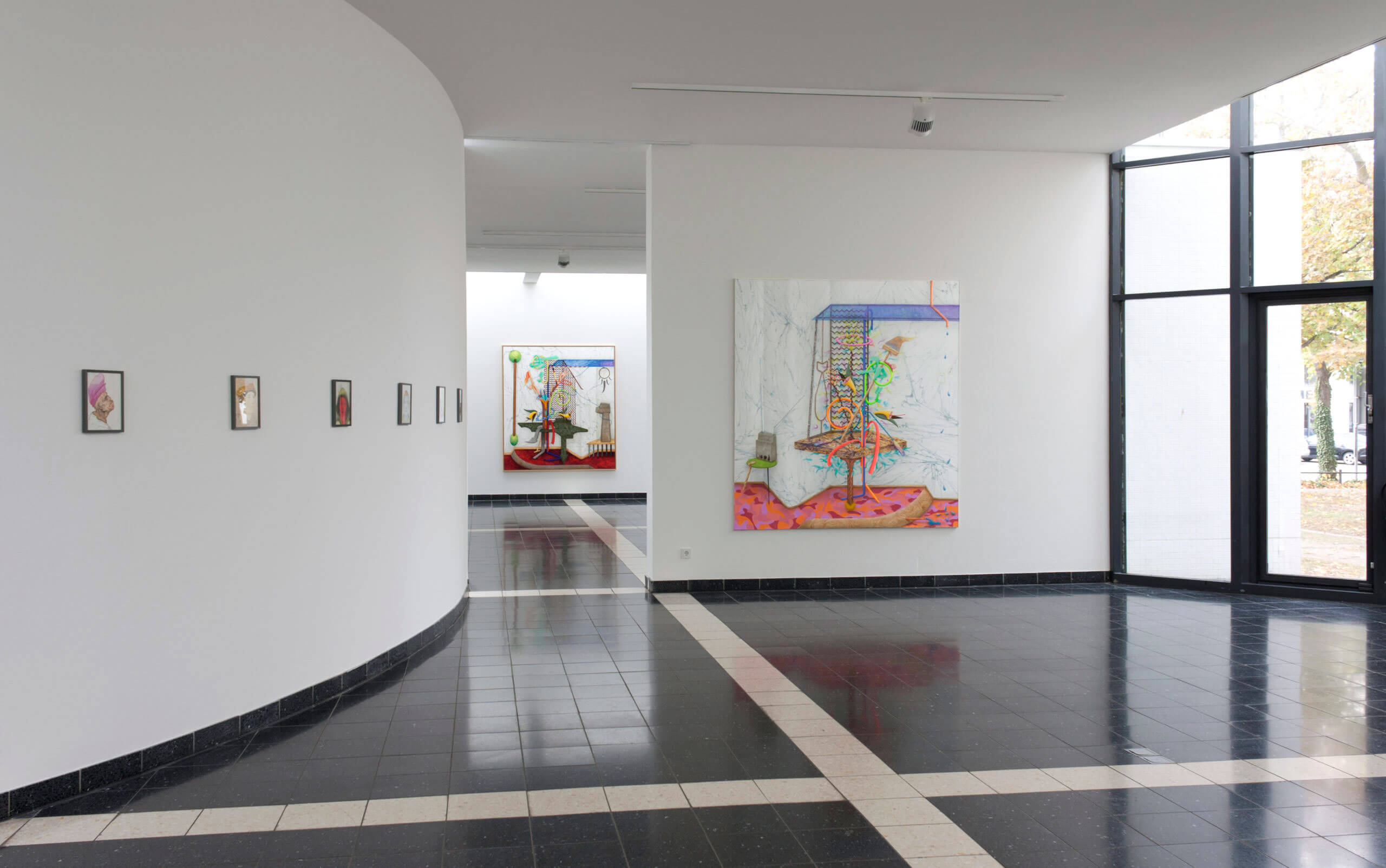 Installation view »He She It« at Kunsthalle Darmstadt