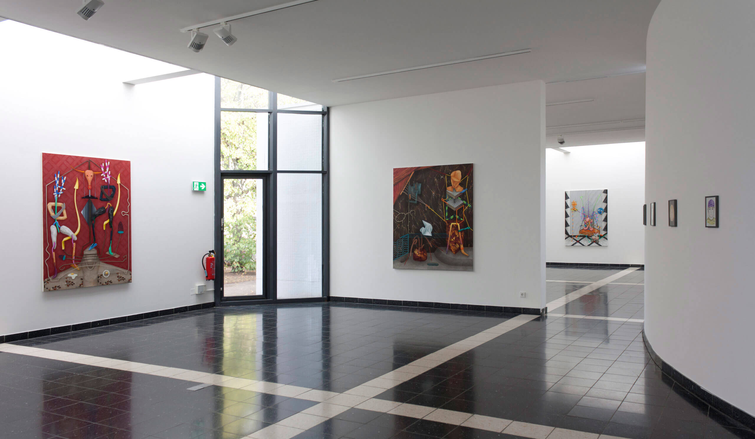 Installation view »He She It« at Kunsthalle Darmstadt